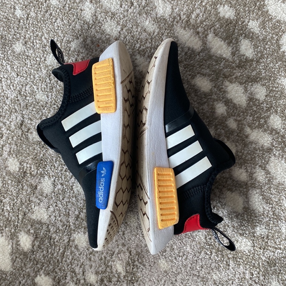 Sz US 12K Adidas slip on athletic shoes
